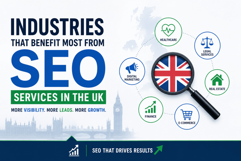 Industries That Benefit Most from Seo Service in UK for Business Growth and Lead Generation