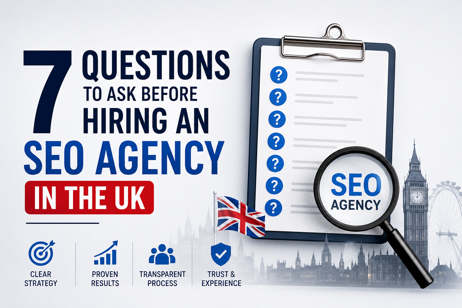 7 Questions to Ask Before Hiring an SEO Agency in the UK