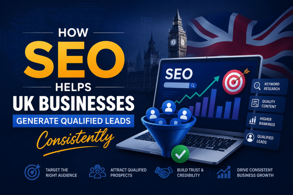 How SEO Helps UK Businesses Generate Qualified Leads Consistently with Seo service in uk