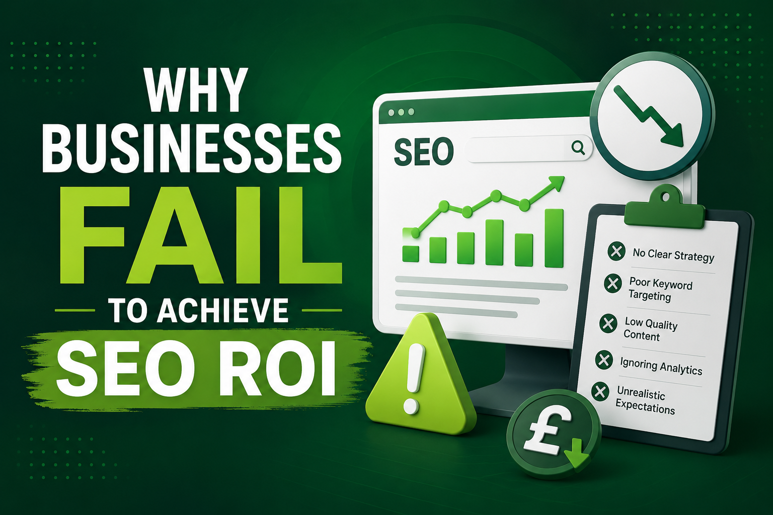 Why Businesses Fail to Achieve SEO ROI
